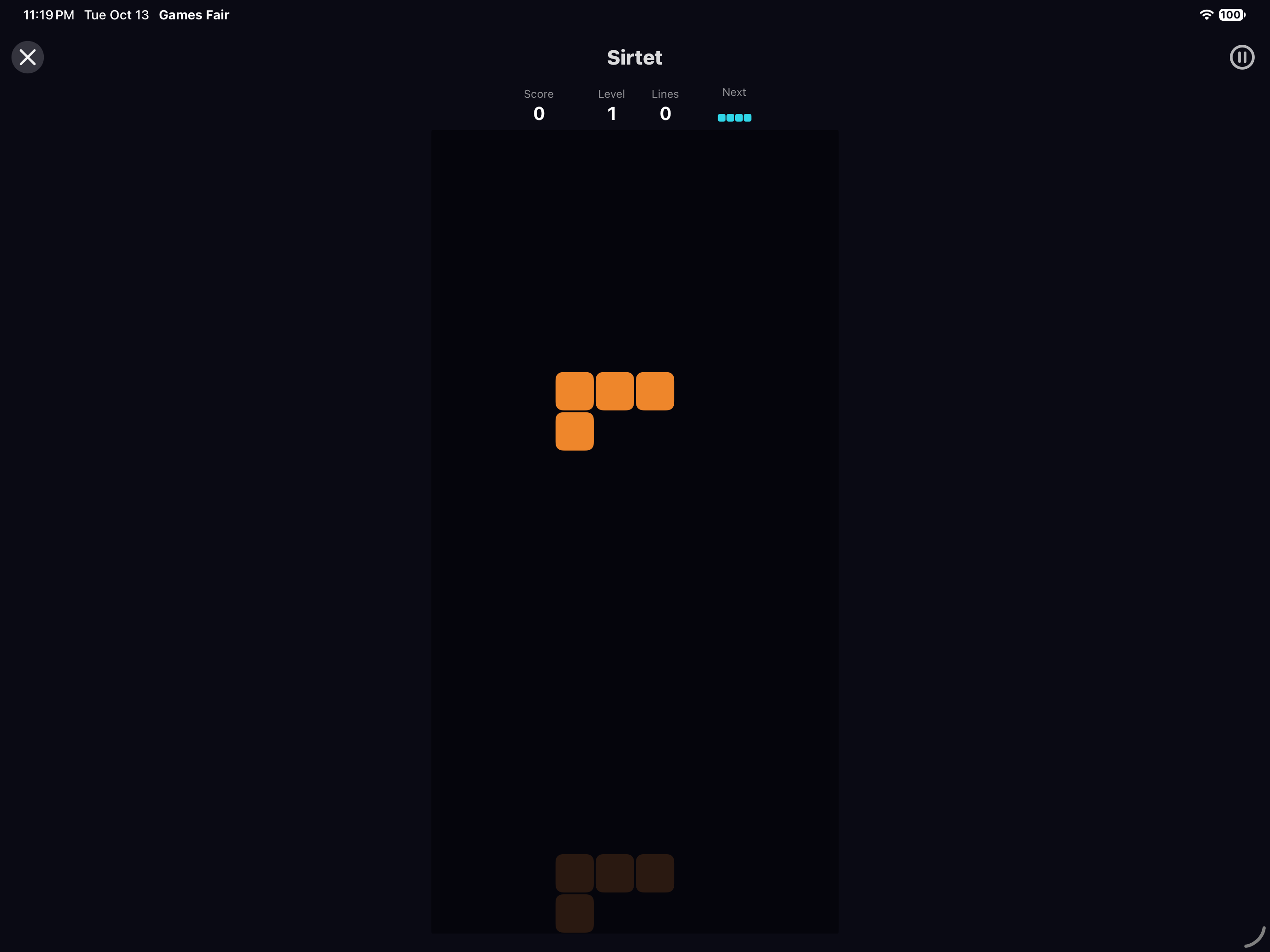 Sirtet — iOS (UIKit) · iPad