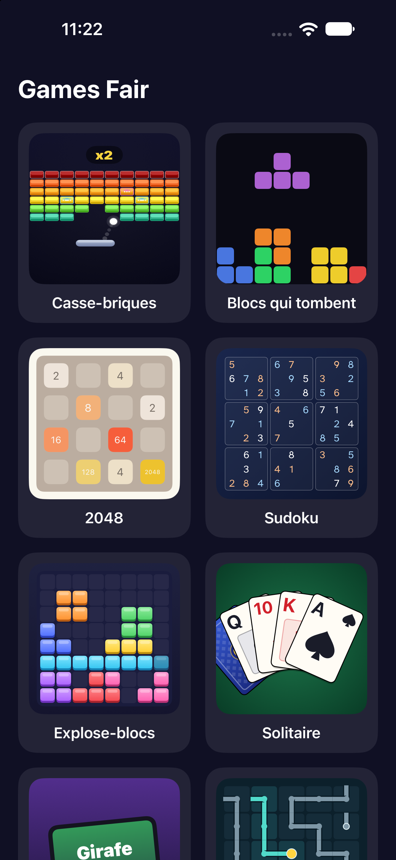 Games Fair iphone screenshot 1 (fr)