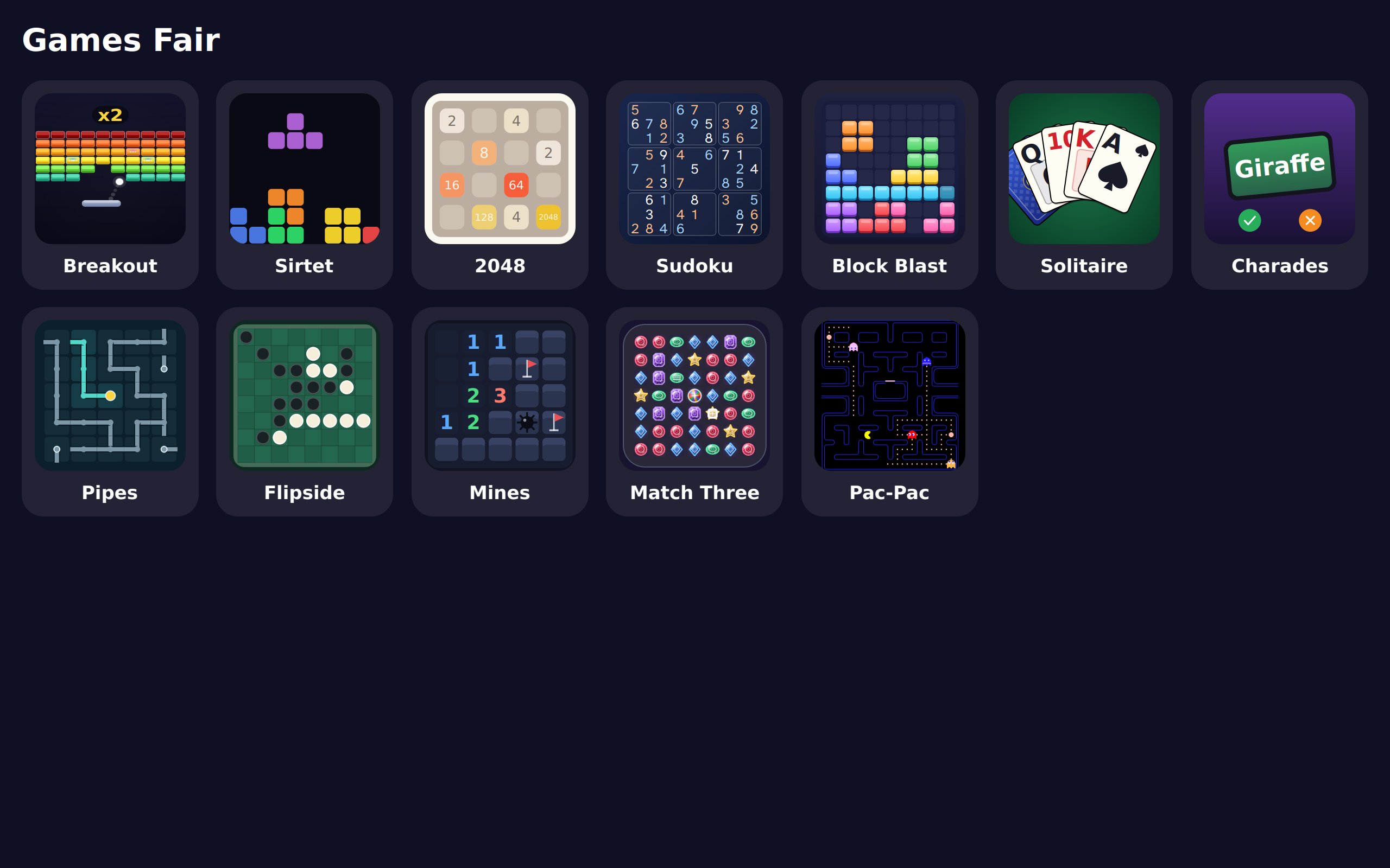 Games Fair screenshot 1 (en)