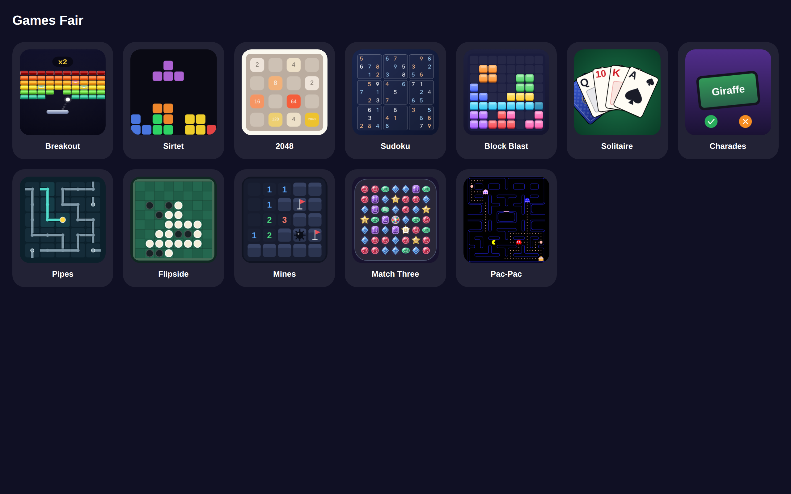 Games Fair screenshot 1 (en)