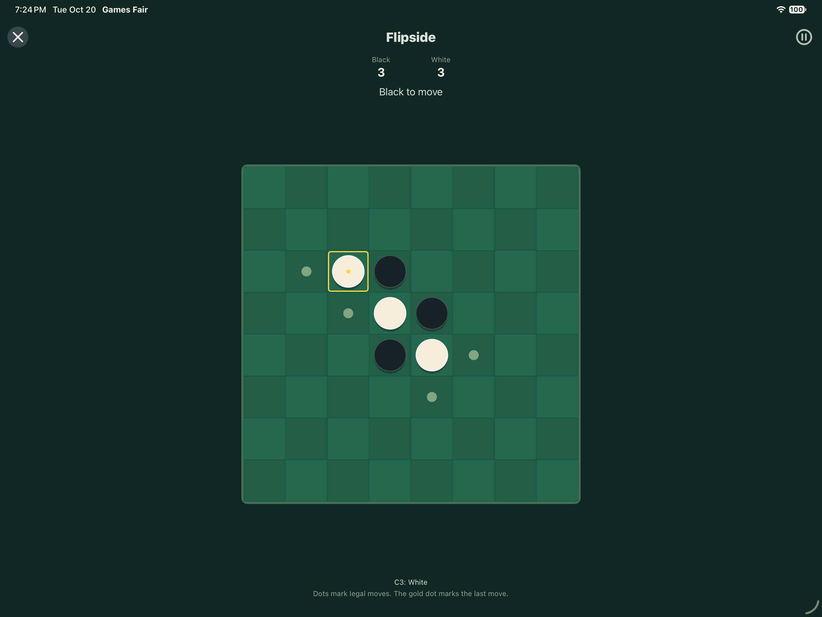 Flipside Two Players, iOS iPad
