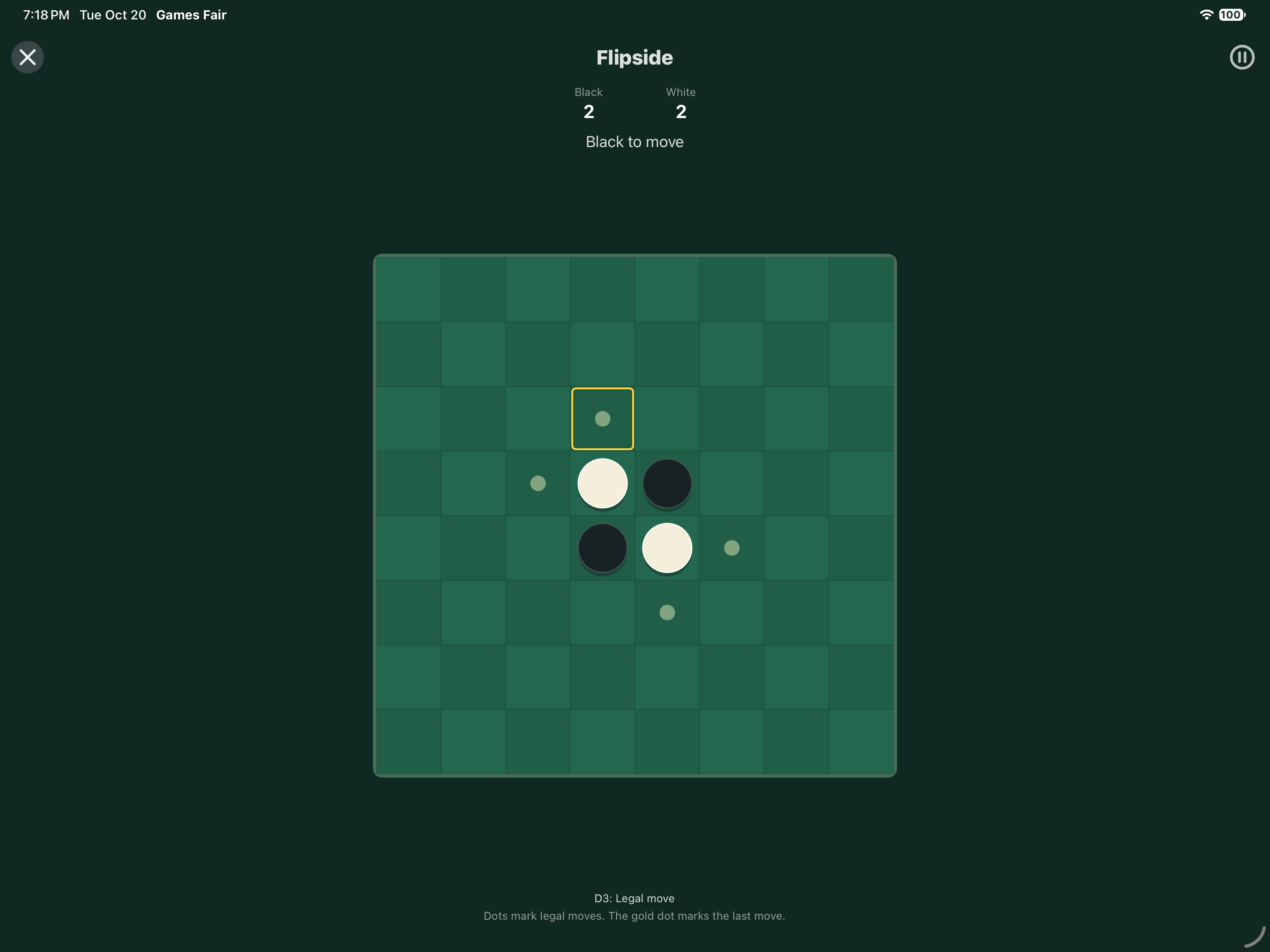Flipside, iOS iPad