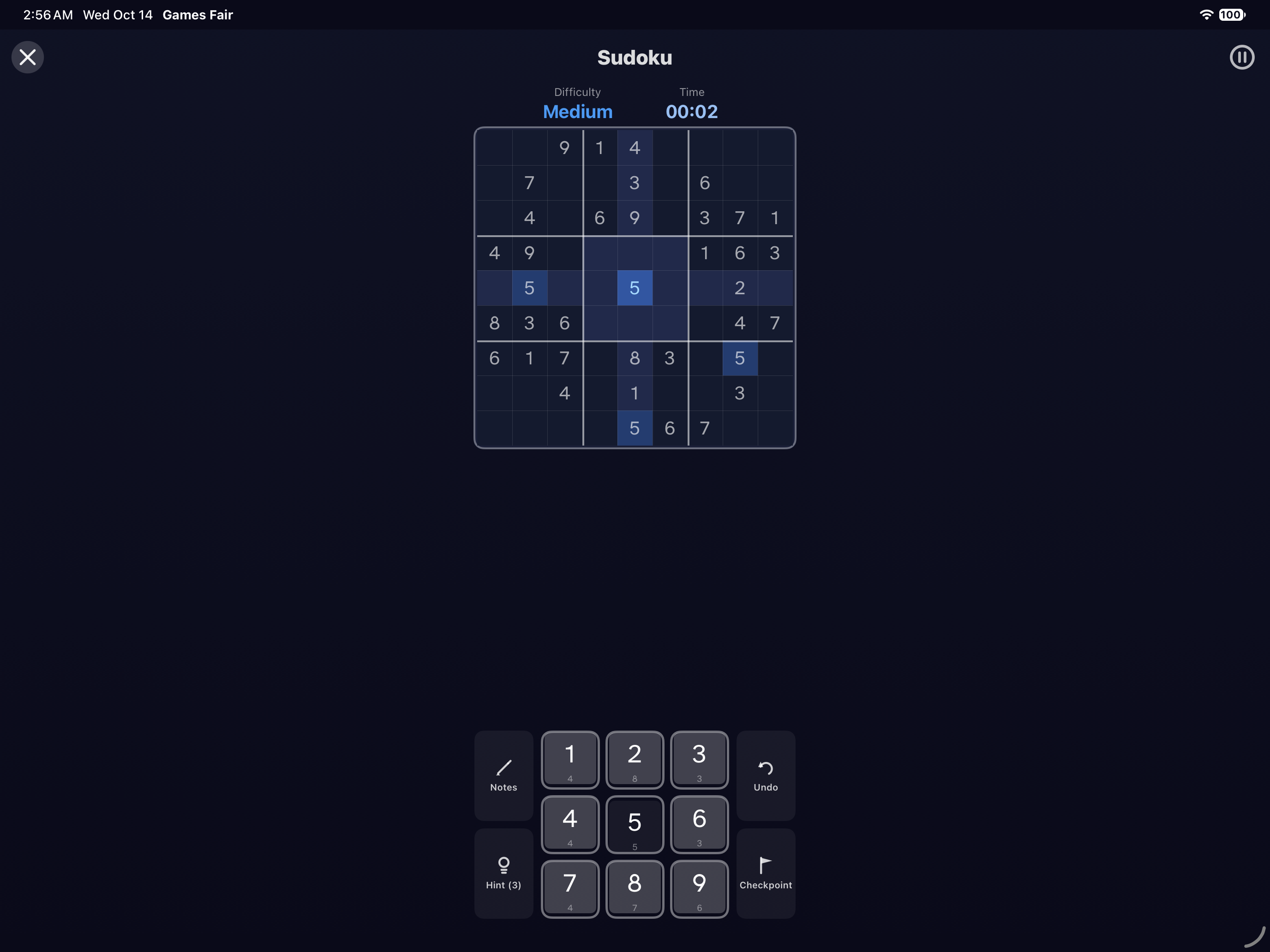 Games Fair ipad screenshot 4 (en)