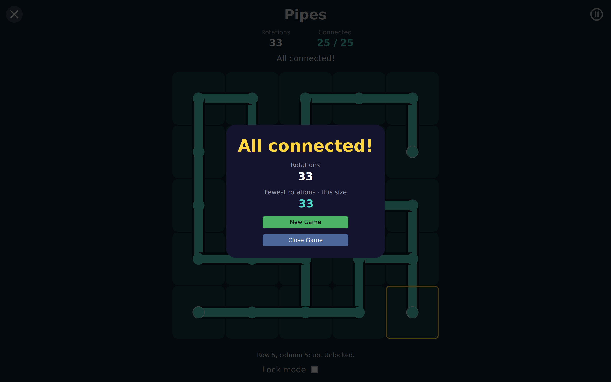 Pipes · solved, Linux Qt 6