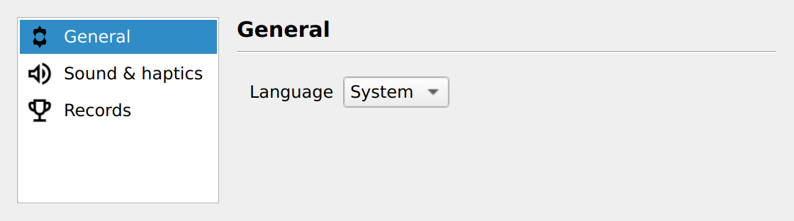 Settings, Linux Qt 6