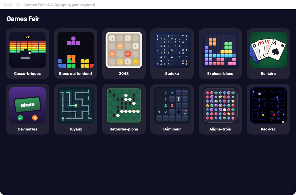 Games Fair screenshot 1 (fr)