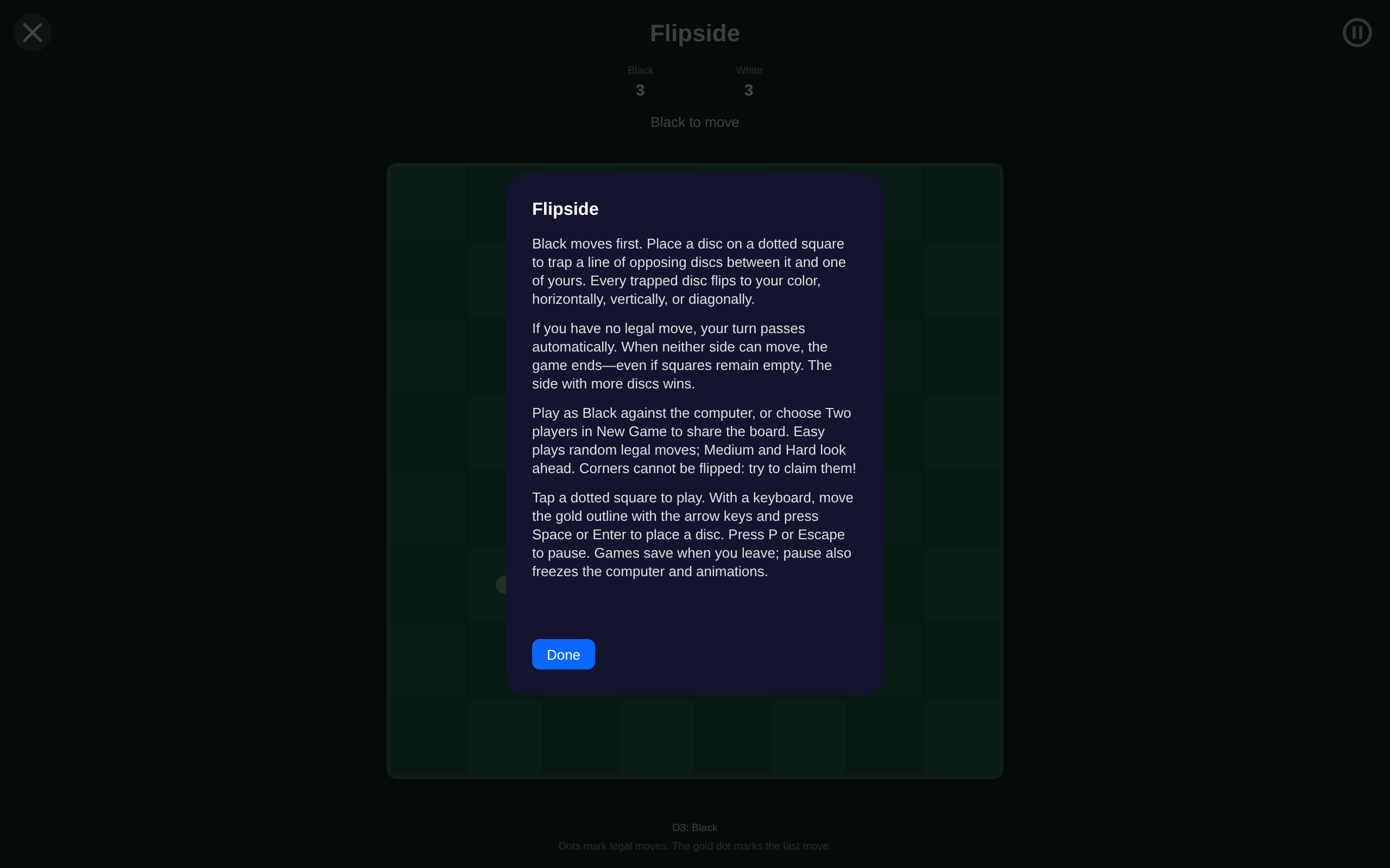 Flipside Rules, Web Web DOM