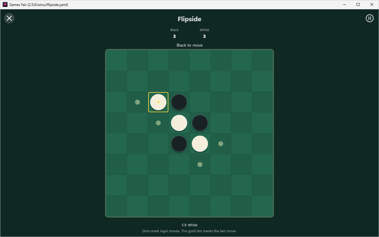 Flipside Two Players, Windows WinUI 3